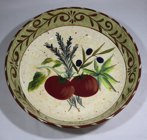 CERTIFIED INTERNATIONAL GEOFFREY ALLEN SAN MARCO LARGE SERVING PASTA BOWL 13"