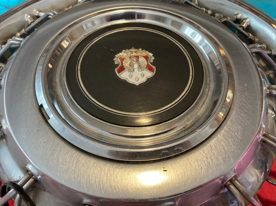 Olds Oldsmobile Toronado 1985 1986 14" tapacubos de alambre cubierta de rueda noventa y ocho OEM Foto 2 de 4