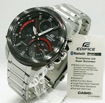   Casio Edifice Herrenuhr Solar Bluetooth ECB-900DB-1AER  