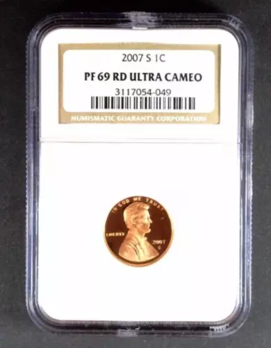2007 S Proof Lincoln Memorial Cent - NGC PF 69 RD Ultra Cameo