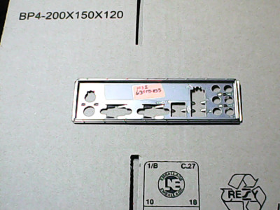 Carte mère MSI MS-7529 G31M3 I/O Shield Back Plate