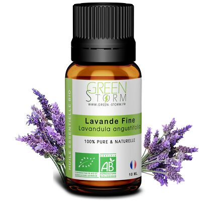 Huile Essentielle Lavande fine bio - 100% pure et naturelle - HEBBD ...