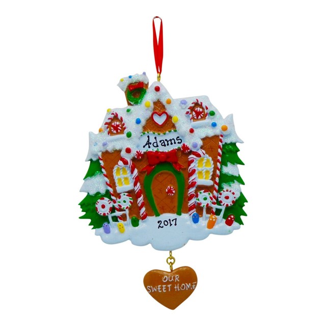 PERSONALIZED Christmas Ornament 2020 Our New Home Gingerbread House