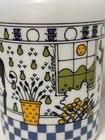 Vtg Milk Glass Milk Bottle Jug Country Cows by Alan Wood Lillian Vernon 1983 — photo 7