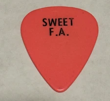 Vintage Sweet F.A. Stage Used Tour Guitar Pick 1980s Hair Metal Glam Rock Show