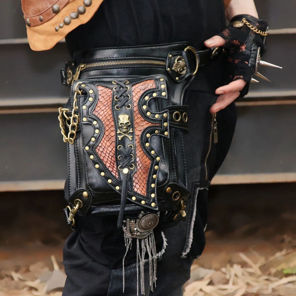 Steampunk Steampunk Waist Bag Unisex Steam Punk Retro Rock Gothic Goth  Shoulder Pack With Victorian Chain Drop Leg Thigh Holster From Xiagu,  $22.32 | DHgate.Com