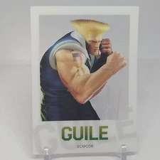 Guile Street Fighter Ⅵ 6 Plastic Clear Photo Card Daiso Capcom Japanese Game