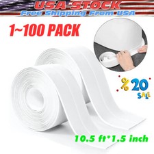 10.5FT PVC Self Adhesive Caulk Sealing Strip Tape For Kitchen Wall Sink Toilet