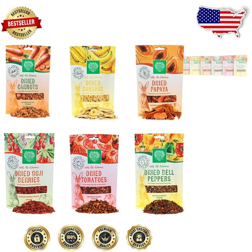 View of All-Natural Treats for Rabbits & Guinea Pigs - Dried Fruit & Veggie ...