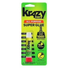 Krazy All Purpose Super Glue, 0.07oz, 2 Counts