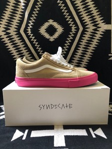 vans old skool pro s golf wang wheat pink