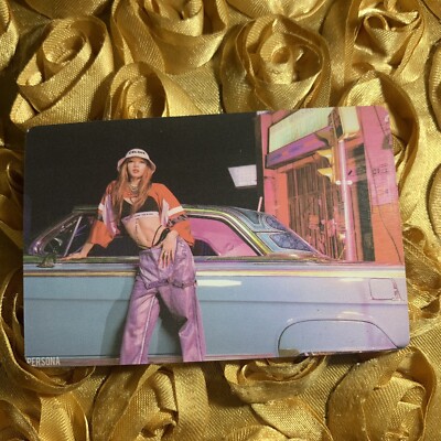 LISA BLACKPINK Pink Venom Edition Celeb KPOP Girl Photo Card Ride