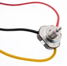 Leviton Rotary Switch SPDT ON-ON-OFF Turn Knob 125V AC 3A 250V 1A lamp Canopy D