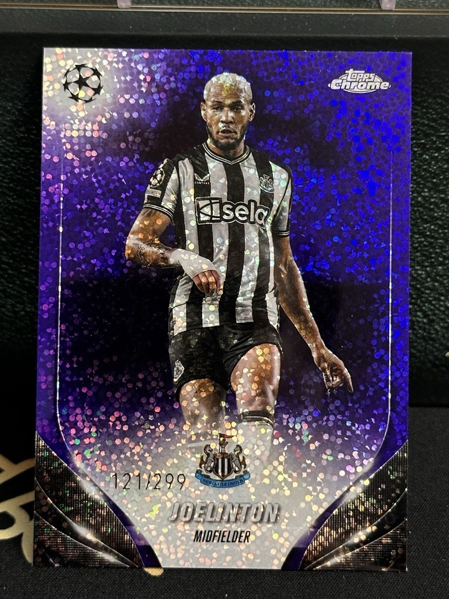 2023-24 TOPPS CHROME UEFA JOELINTON /299 Violet Speckle REFRACTOR