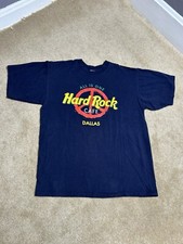Vintage Hard Rock Cafe All is One Dallas Peace Sign T-Shirt Large USA Made