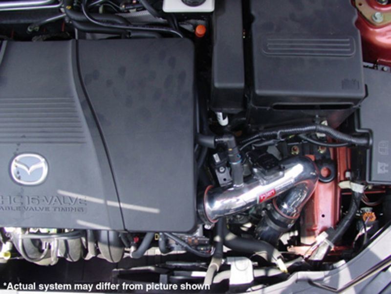  Para 2004-2009 Mazda 3 2.0L 2.3L Injen Sistema CAI de admisión de aire frío pulido |  ebay