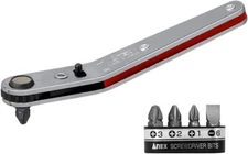 ANEX Ratchet Driver Offset Type Up Head Type Bit Set of 5 No.428