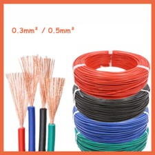 Automotive Electrical PVC Cable Electronic Wire 0.3mm² 0.5mm² Copper Mulitcolor