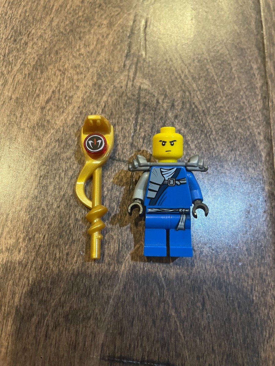LEGO Ninjago Jay ZX Minifigure With Red Snake Kings Staff | eBay