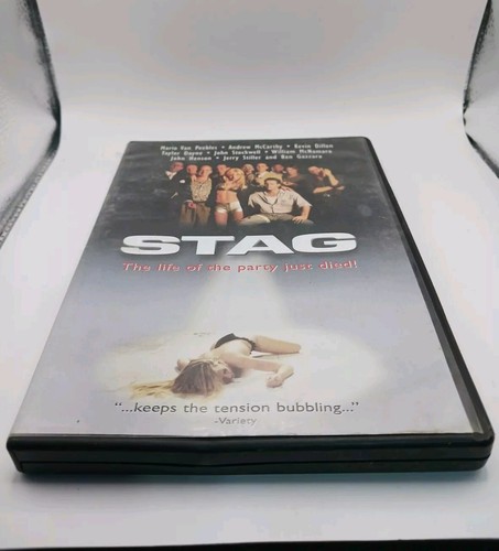 Stag DVD Mario Van Peebles, Andrew McCarthy, Kevin Dillon, Taylor Dayne 1997 OOP