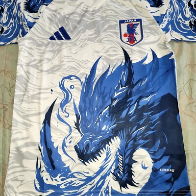 Japan Soccer Jersey Special Blue Dragon Soccer Concept Edition S,M
