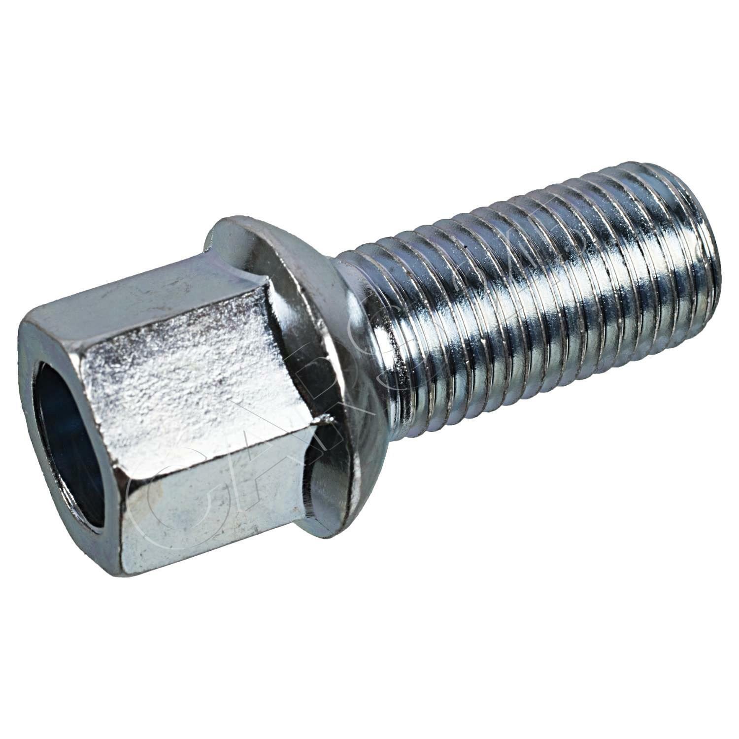 FEBI Wheel Bolt Silver Steel Front Rear For AUDI VW SKODA SEAT 100 80 ...