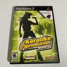 Karaoke Revolution Party Sony PlayStation 2, 2005 PS2 GAME COMPLETE  MANUAL