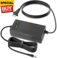 54.6V 2A Charger for 48V-54.6V Lithium Battery Charger, with 5.5x2.1mm Jack Roun