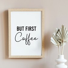 Kitchen Dining Room Prints Posters Fun Text Quotes Home Decoration Gift