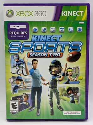 Kinect Sports: Season Two 2 (Microsoft Xbox 360, 2011) Complete with Manual