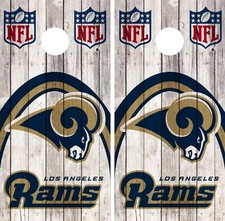 Los Angeles Ram Cornhole Wrap NFL Wood Skin Game Board Set Vinyl Art CO136