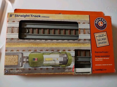 One Box 4pc Lionel Learning Curve 92703  8'' Straight Train Express Track (200mm)