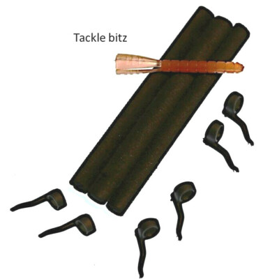 All Black Karpfen Angelgerät Zig Aligna Kit Zig Bait Foam, Hakenschnur Aligner