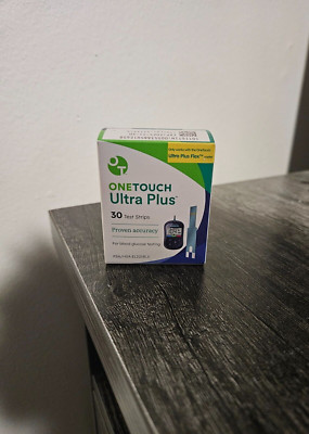 One Touch Ultra Plus 30ct Test Strips (Brand New) Sealed