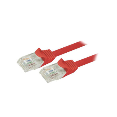 CP1054U Patch cord U/UTP 5e Line CCA PVC rot 2m 26AWG LOGILINK