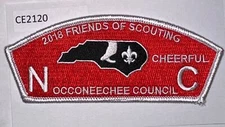 Boy Scout CSP 2018 FOS  Cheerful Occoneechee Council