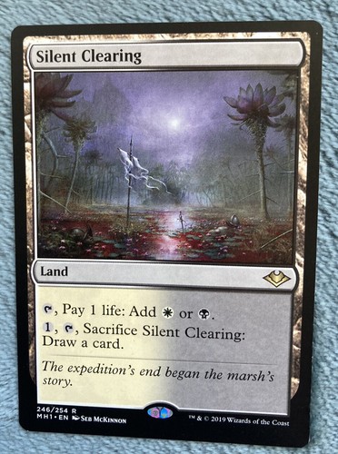MTG Silent Clearing Modern Horizons 246/254 Regular Rare - Picture 1 of 2
