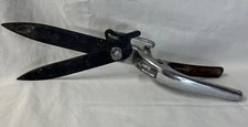 Vintage Ames Grass Shears Lawn Clippers Metal Hand Tool USA Yard Manual