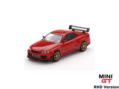 1/64 スカイライン NISSAN GT-R GTR R34 SKYLINE Nissan Skyline GT-R R34 V Spec II 1:64 Scale Diecast Model