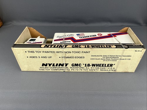 Nylint Pressed Steel Tom Sneva Texaco Star GMC 18 Wheeler Semi Truck NIB #911-Z - Picture 17 of 17
