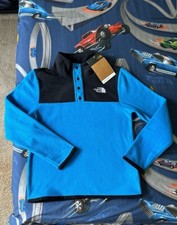 The North Face TNF Glacier Quarter Snap Kids Boys Pullover Fleece Shirt Small 8