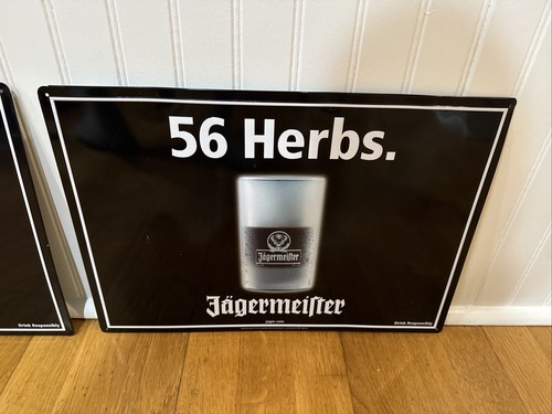 JAGERMEISTER JAGER LIQUEUR LIQUOR 56 Herbs Metal Sign Pin Cycling HAT CAP LOT - Picture 3 of 24