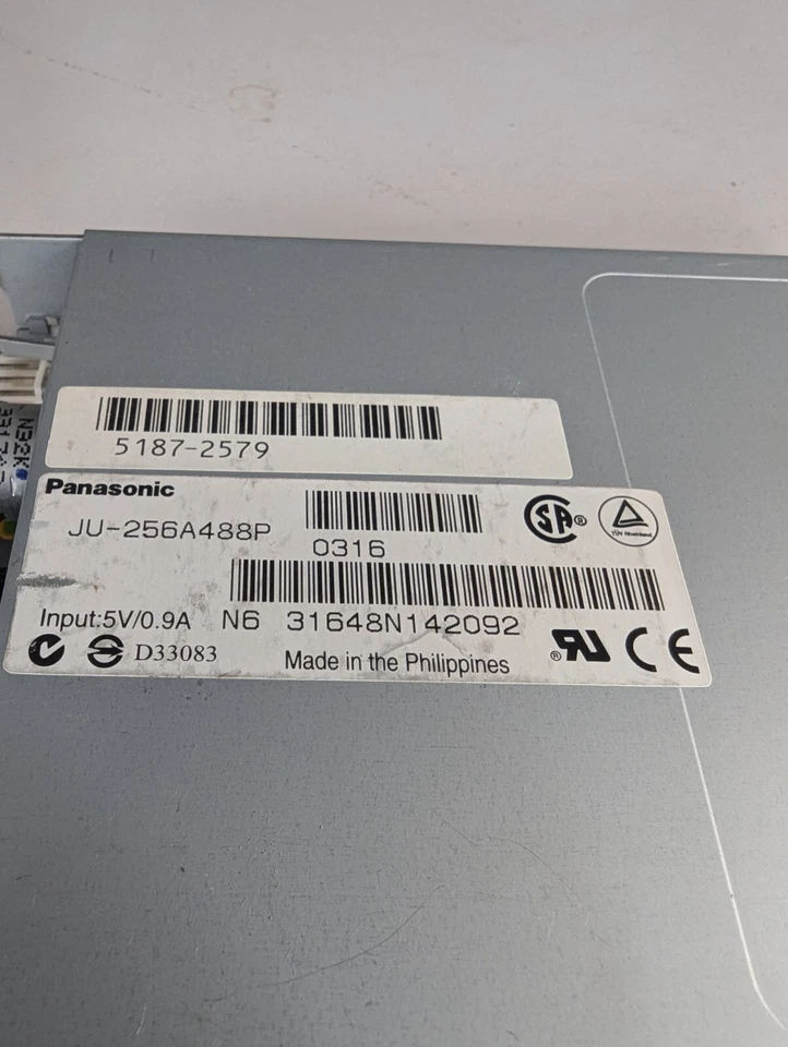 Vintage Gray JU-256A488P 1.44 floppy drive dark gray face plate - Image 3 of 3