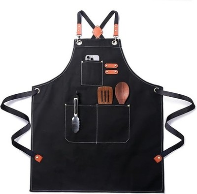 Delantal arte hombre mujer pintura cocina h back bolsillos resistente agua