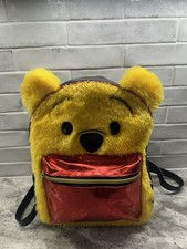 Winnie the Pooh Honey Plush Mini Backpack Disney Store Official HTF Fluffy