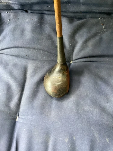 Antique Hickory Wood Shaft Windsor By Wilson Large Head Brassie D8 Golf Club