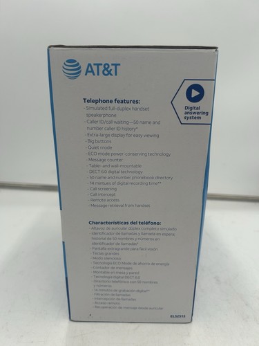 AT&T EL52513 Expandable Cordless Phone with Answer System - 5 Handsets - Zdjęcie 4 z 5
