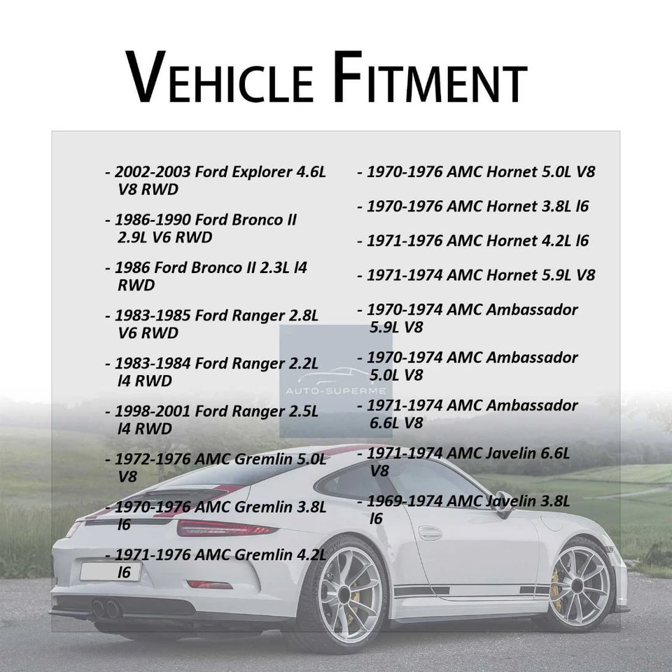 Rolamento de roda externa dianteira e conjunto de corrida 2 peças para Ford Maverick 5.0L 1970 - Imagem 3 de 4