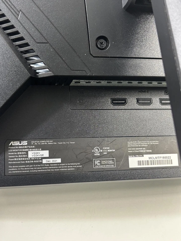 ASUS TUF Gaming VG24VQE 24" (23.6" Viewable) Full HD 1920 x 1080 1ms (MPRT) 165H - Image 4 of 4