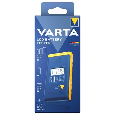 Varta Batterietester LCD Digital für Batterie, Akkus und Knopfzellen